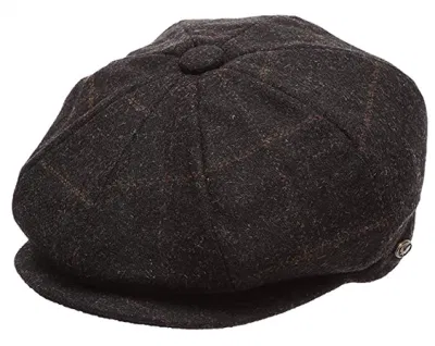 Béret classique personnalisé à 8 panneaux en laine mélangée, collection Newsboy Snap Brim, chapeau formel, béret assorti